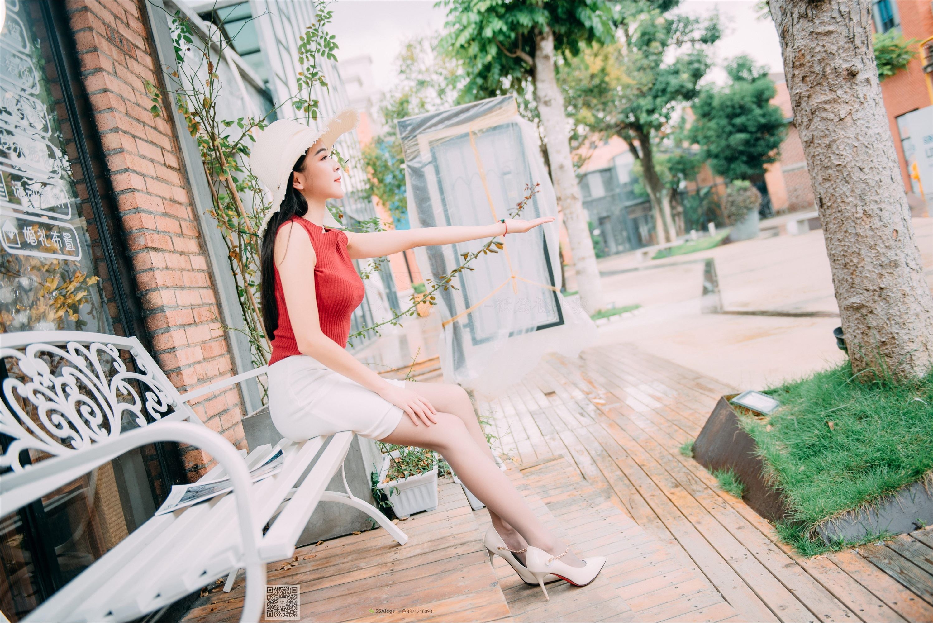 SSA丝社 NO.007 nono 街拍灰丝特辑